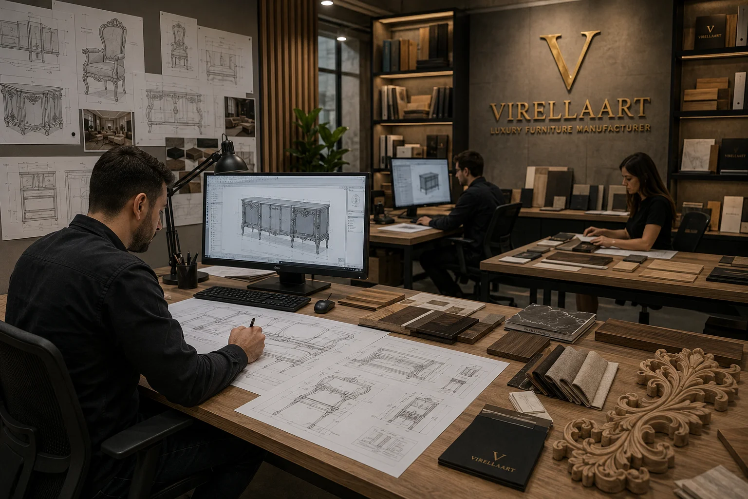 أثاث غرفة معيشة فاخر من VIRELLAART