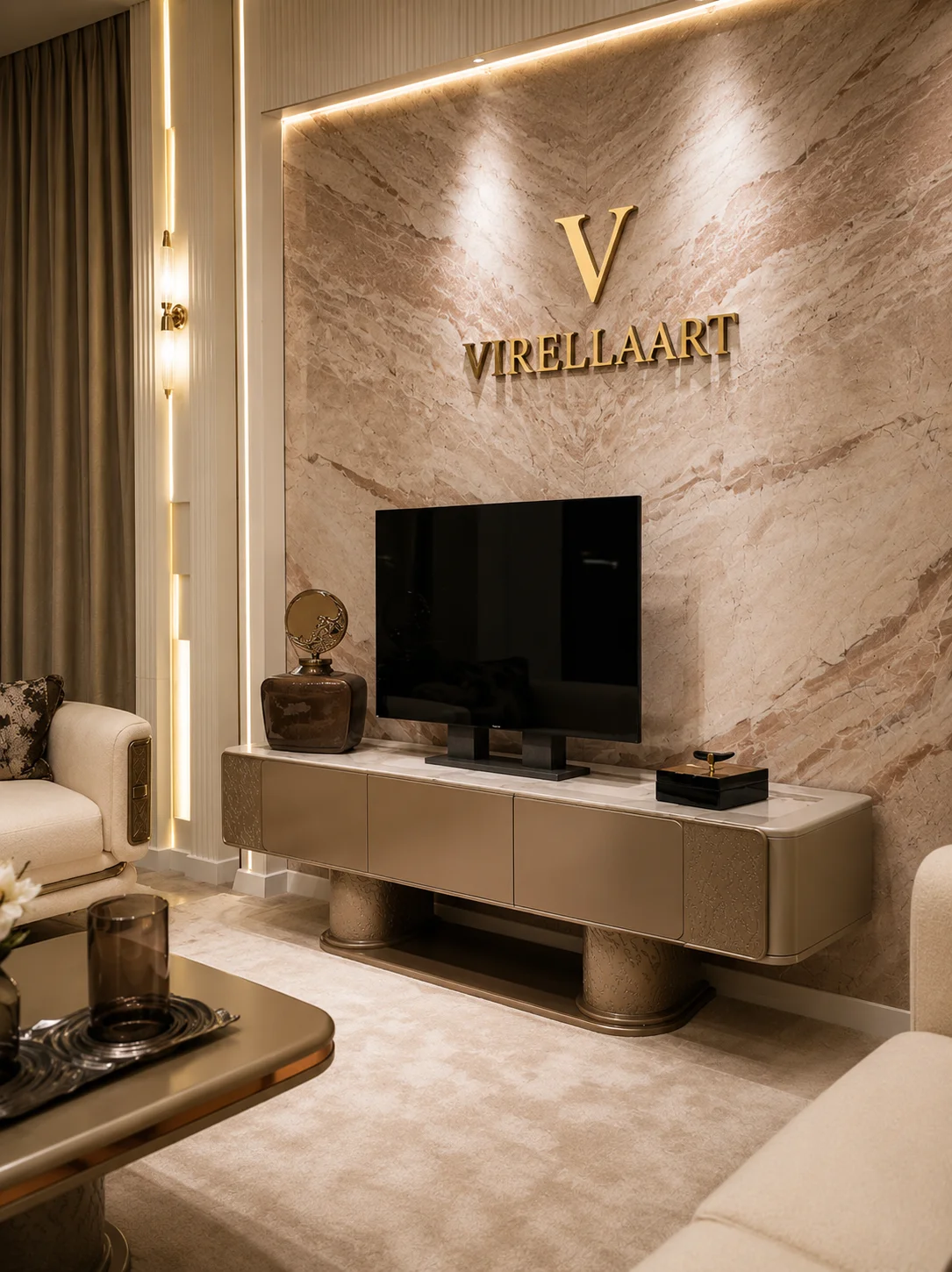 Aspendos Luxury TV Unit Collection by VIRELLAART
