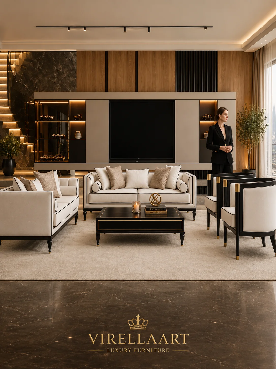 Bahar Luxury Living Room Collection by VIRELLAART