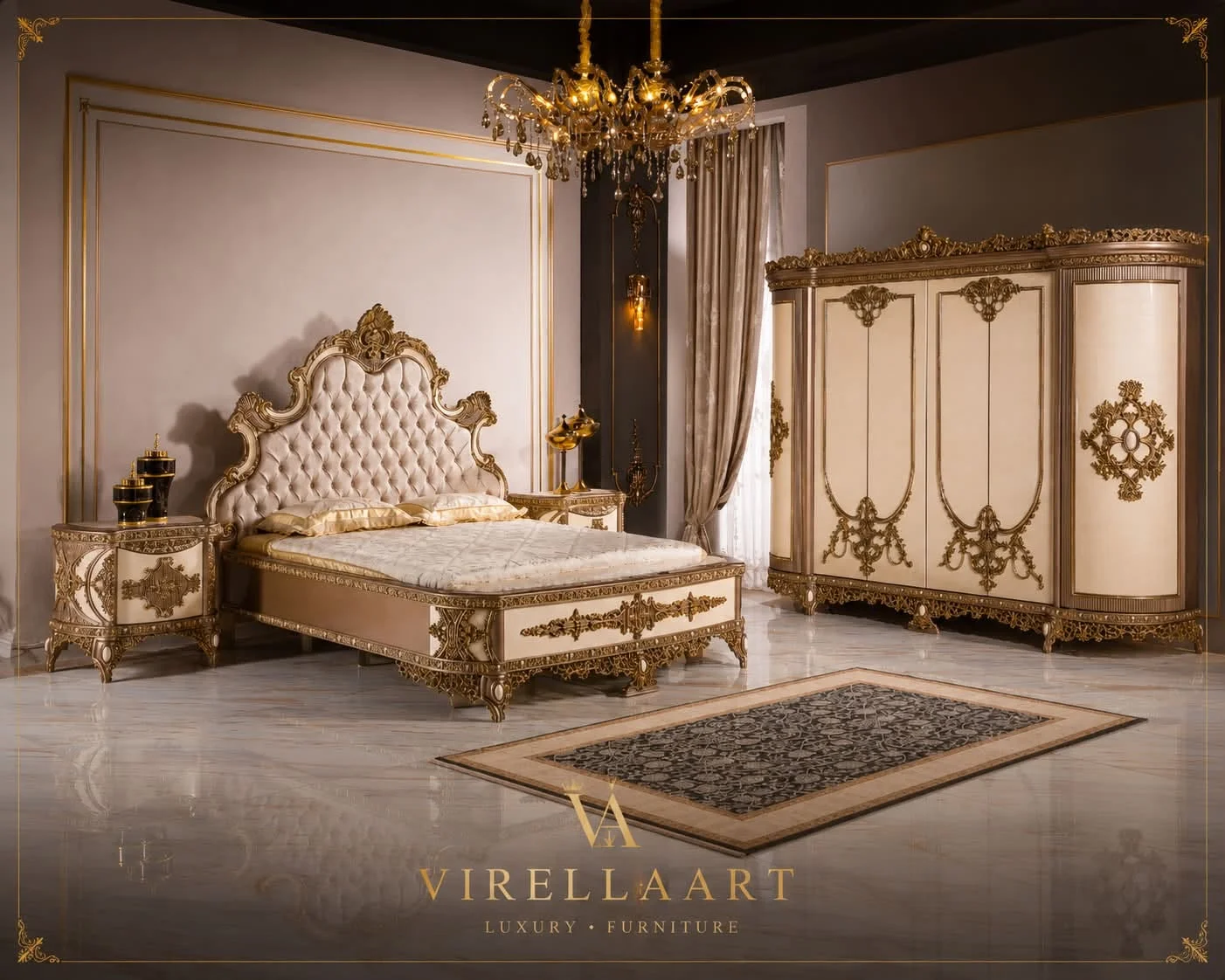 VIRELLAART Milano غرفة نوم