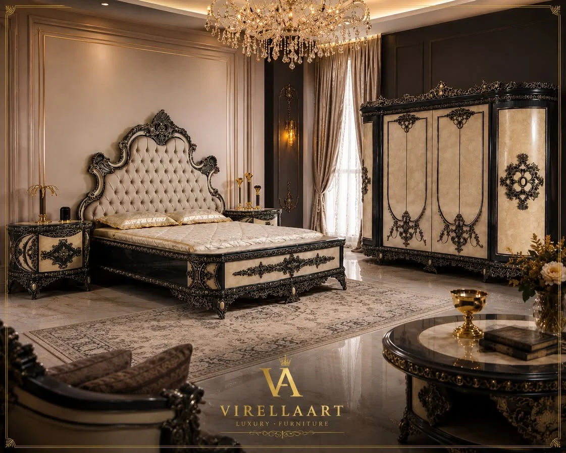 VIRELLAART Milano Blue غرفة نوم