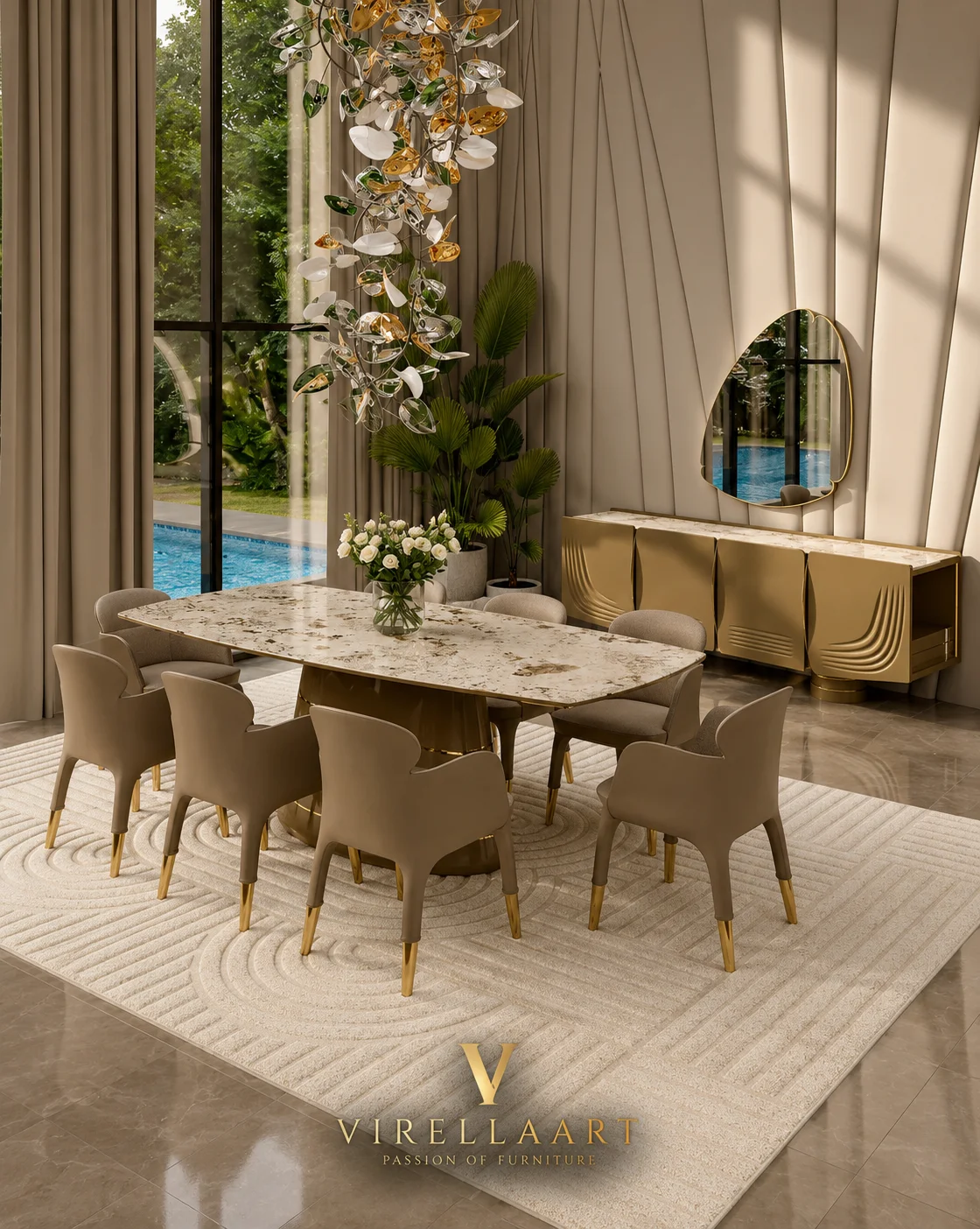 Moon Luxury Dining Room Collection by VIRELLAART