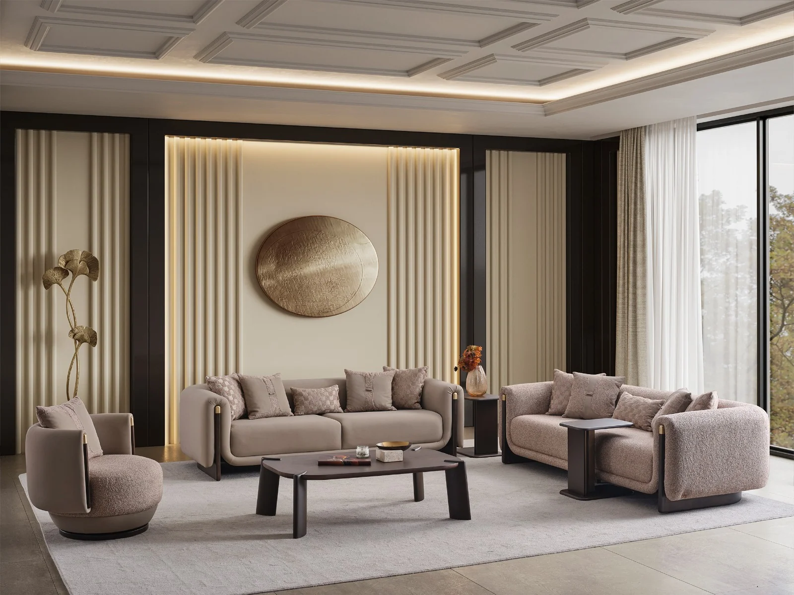 ORION Modern Sofa Set 2