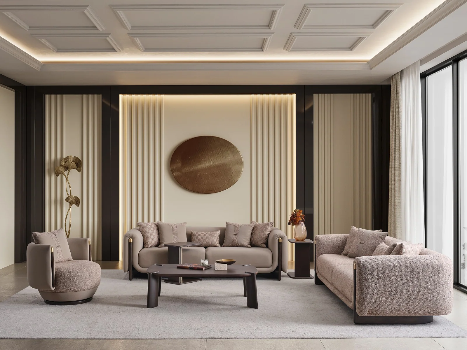 ORION Modern Sofa Set 4