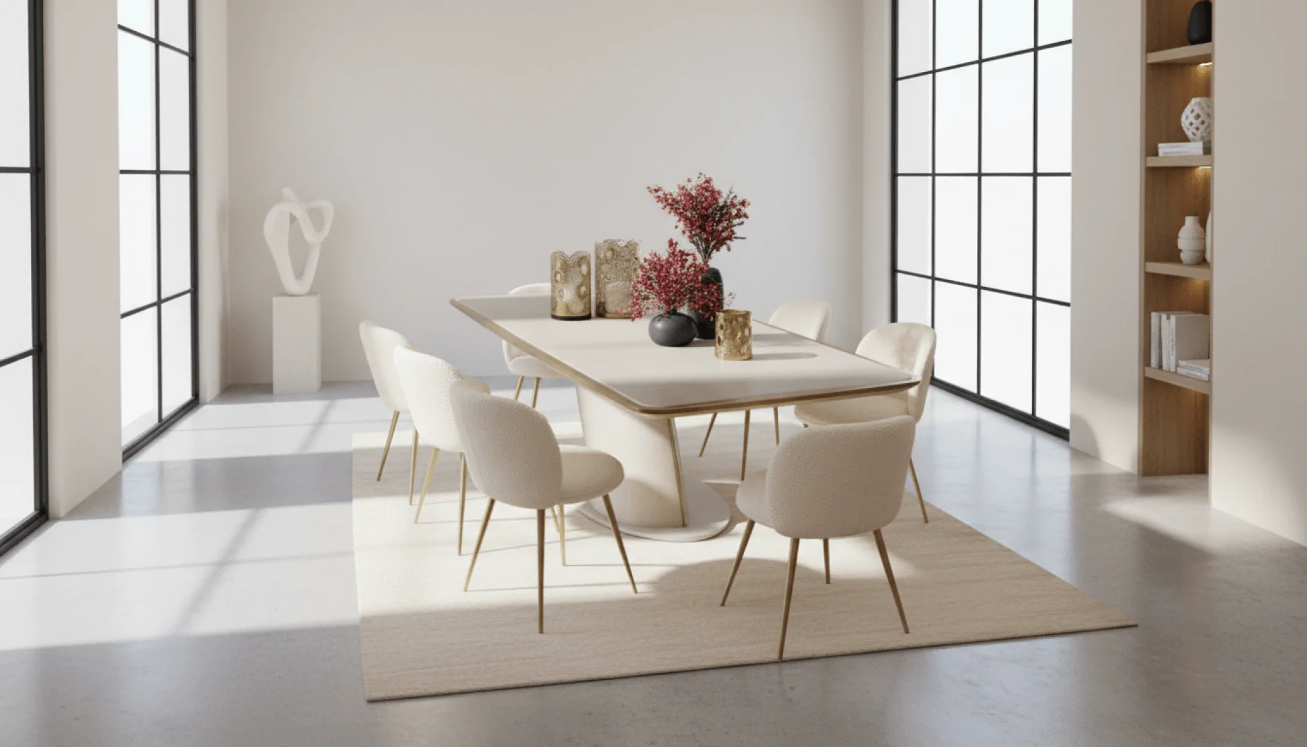 SOHO Modern غرفة طعام Set 4