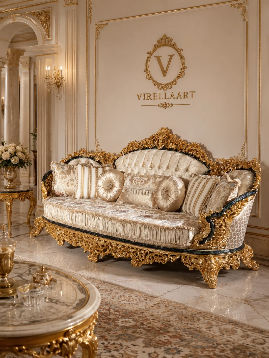 Sultan Sofa (Green) 3